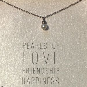 NWT Dogeared Pearls of Love Friendship Happiness Necklace